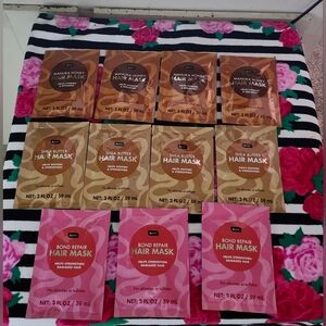 Nourishing Hair Mask Set - Brown and Pink